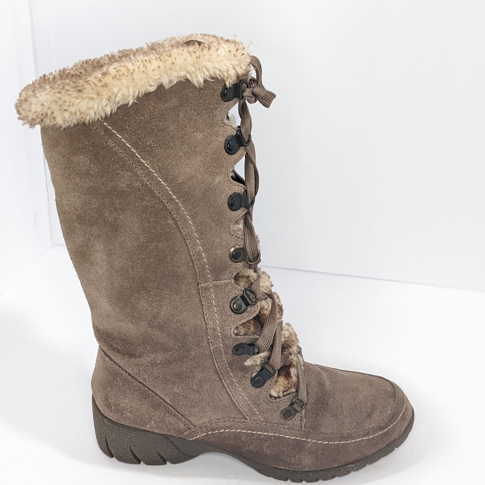 Sporto suede lace up winter boots - Picture 9 of 16
